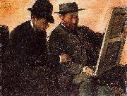 Edgar Degas The Amateurs oil